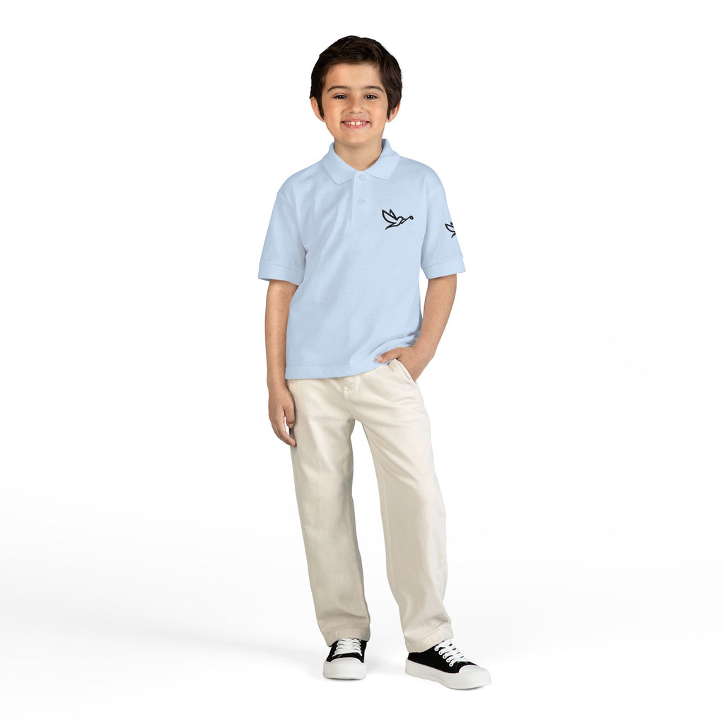 Birdie & Swing Co Youth Golf Shirt, Kids Golf Apparel, Junior Golfer Gift, Boys and Girls Golf Tee
