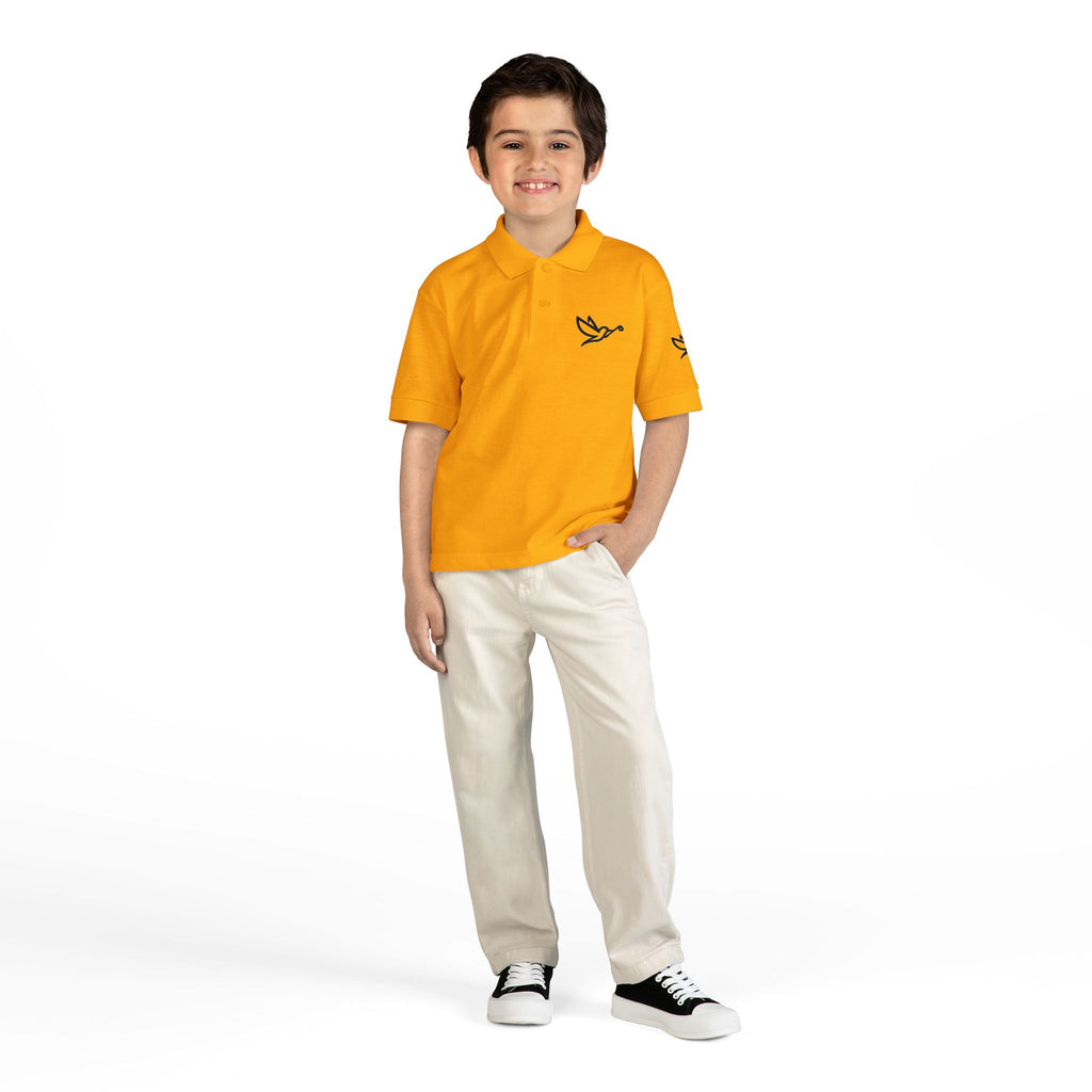 Birdie & Swing Co Youth Golf Shirt, Kids Golf Apparel, Junior Golfer Gift, Boys and Girls Golf Tee