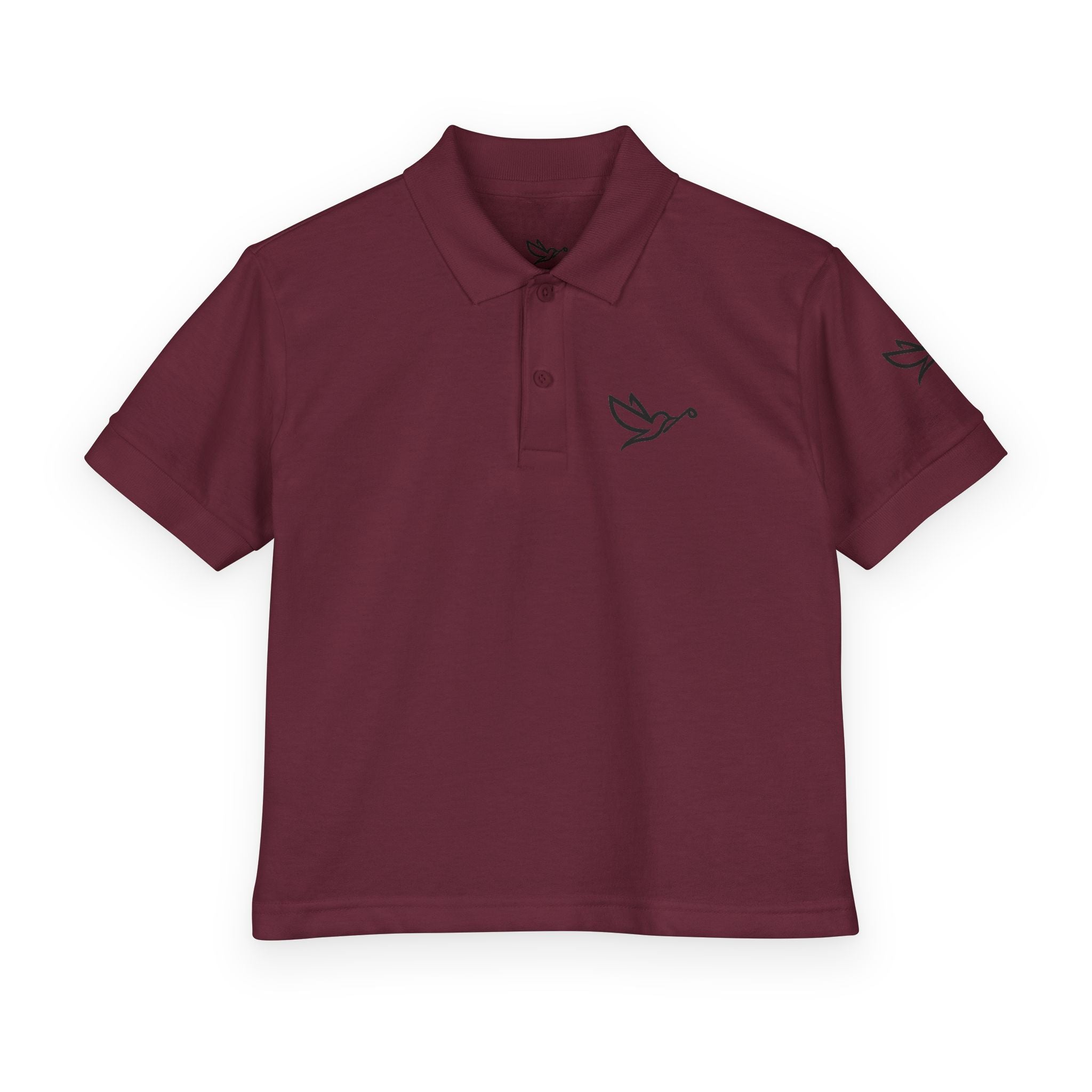 Birdie & Swing Co Youth Golf Shirt, Kids Golf Apparel, Junior Golfer Gift, Boys and Girls Golf Tee