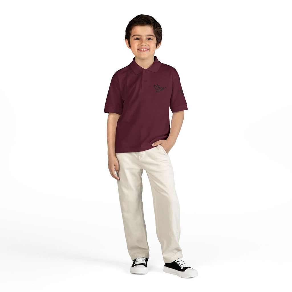 Birdie & Swing Co Youth Golf Shirt, Kids Golf Apparel, Junior Golfer Gift, Boys and Girls Golf Tee