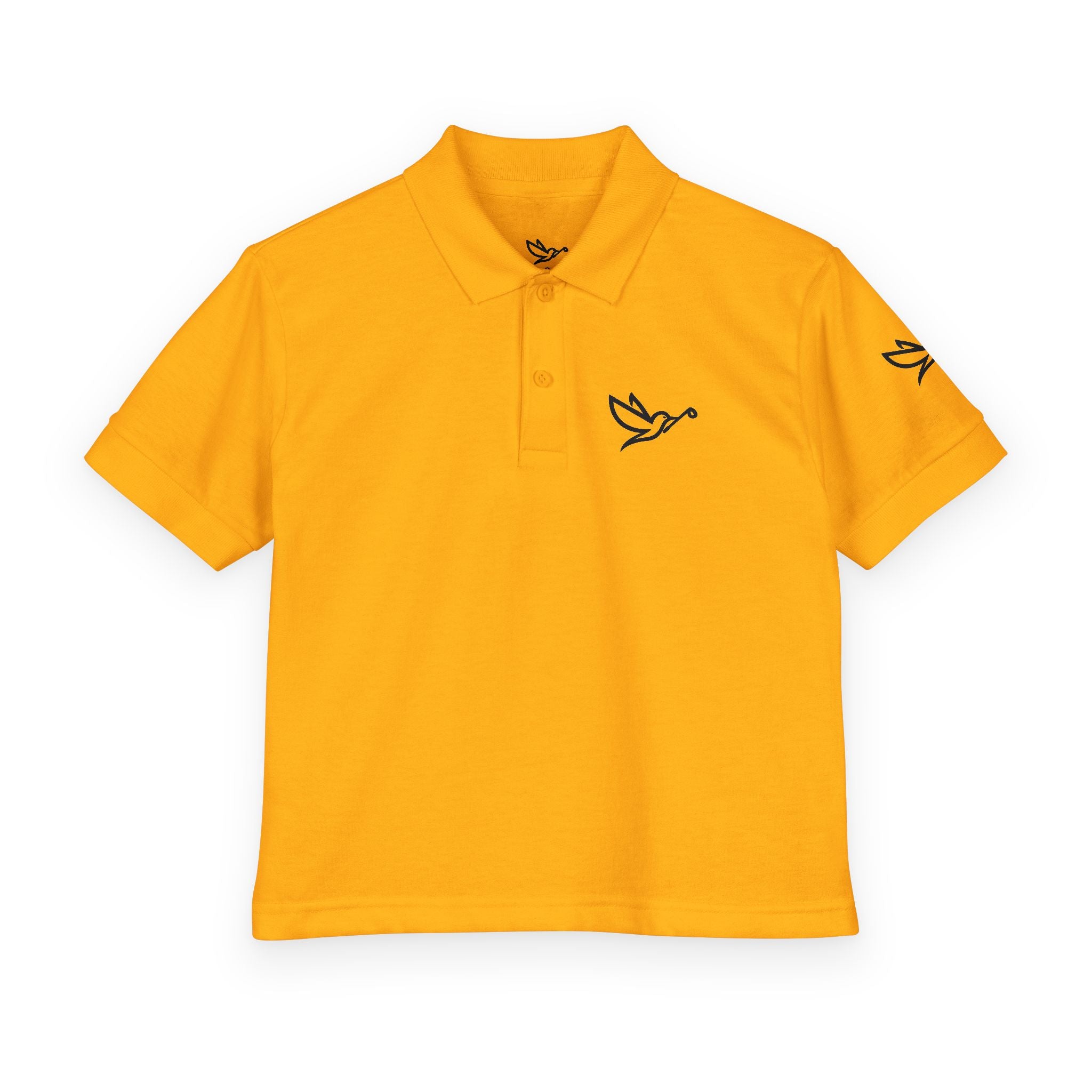 Birdie & Swing Co Youth Golf Shirt, Kids Golf Apparel, Junior Golfer Gift, Boys and Girls Golf Tee