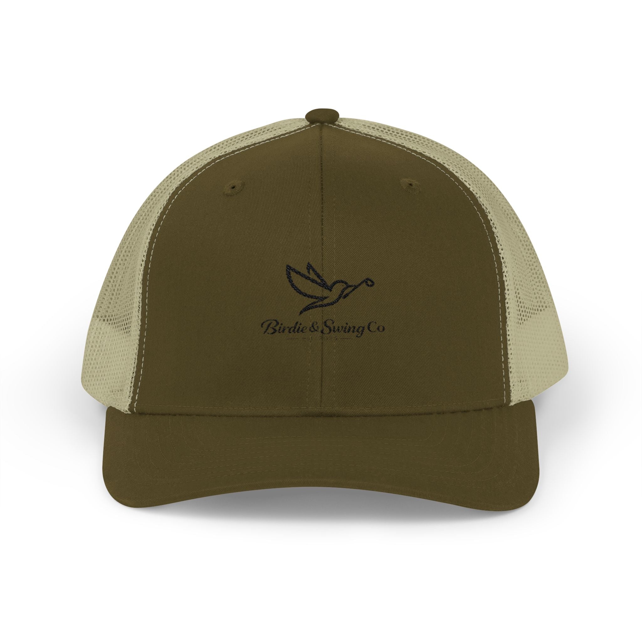 Duck Hunting Trucker Cap — 'Birds & Brining Co.' Embroidered Snapback Hat