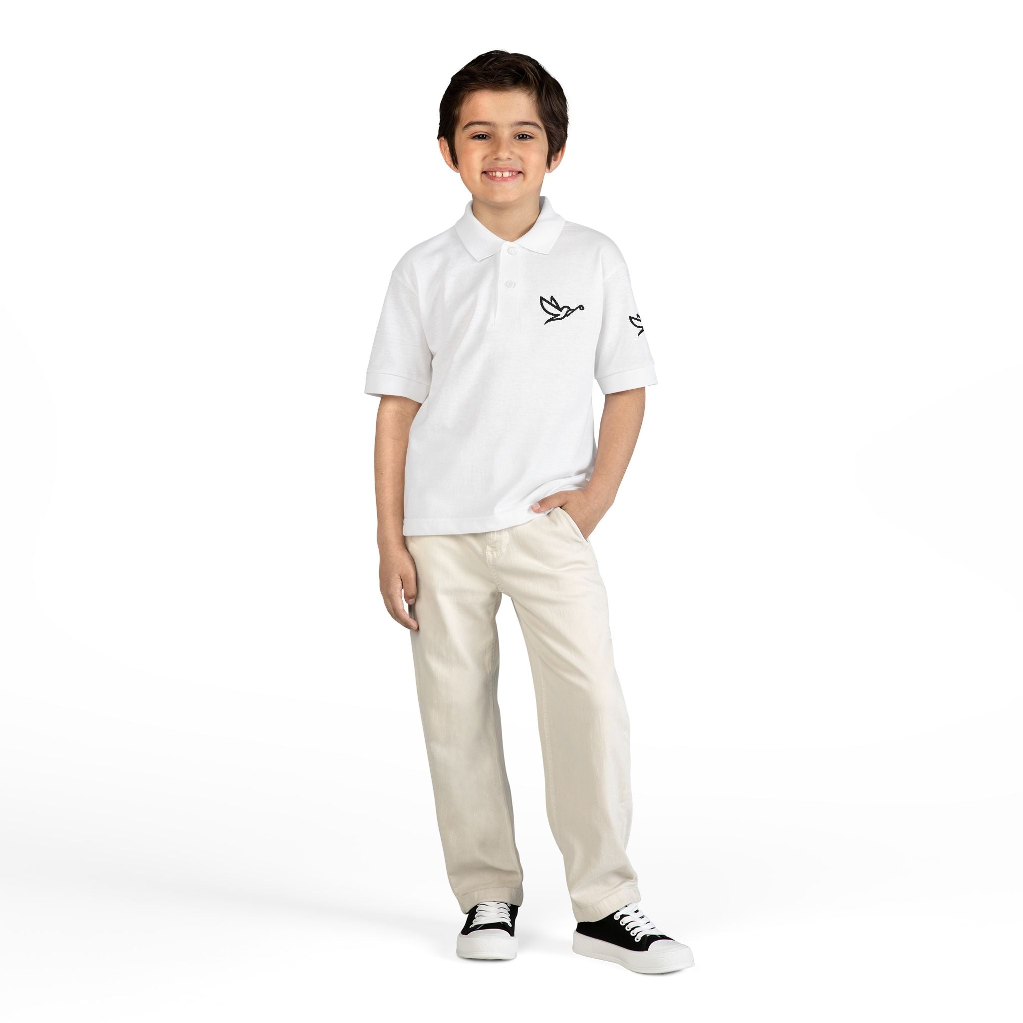 Birdie & Swing Co Youth Golf Shirt, Kids Golf Apparel, Junior Golfer Gift, Boys and Girls Golf Tee