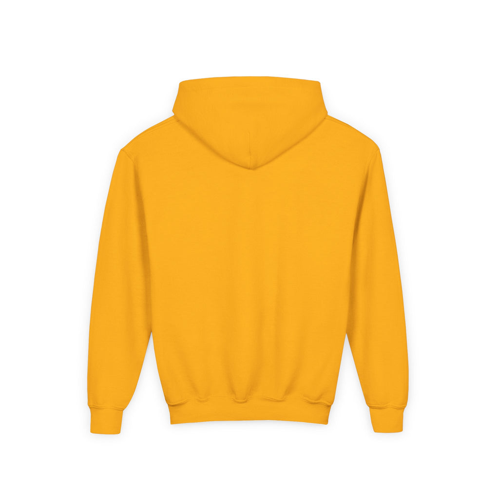 Youth Hoodie — Minimal Dove Logo "Wild & Free" Chest Print