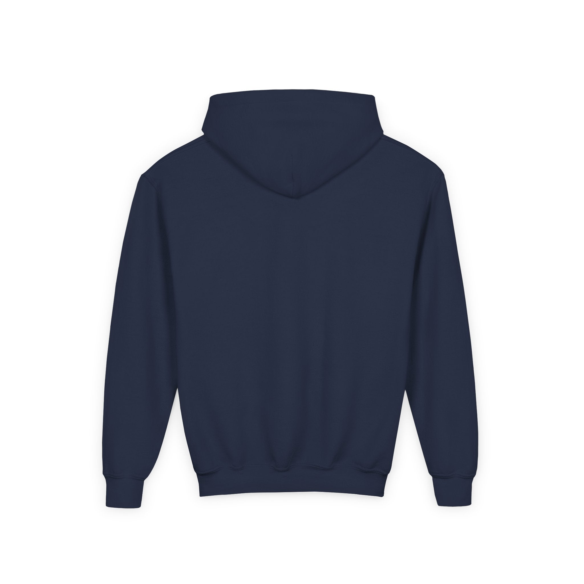 Youth Hoodie — Minimal Dove Logo "Wild & Free" Chest Print